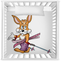 Rabbit Skier Nursery Decor 2138212