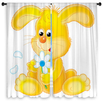 Rabbit Window Curtains 1898613