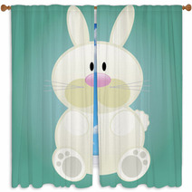 Rabbit Window Curtains 68549041