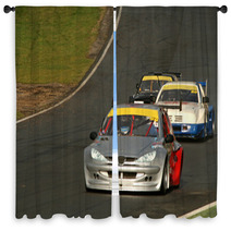 Race Cars On Track Window Curtains 5204020