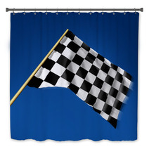 Race Flag Bath Decor 25370606