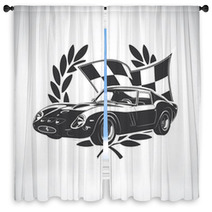 Racing Car Fer Window Curtains 52259079