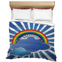 Rainbow And Clouds Bedding 62903986