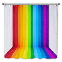 Rainbow Perspective Background Bath Decor 47876215