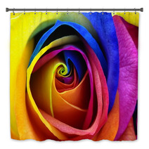 Rainbow Rose Or Happy Flower Bath Decor 59603526