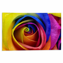 Rainbow Rose Or Happy Flower Rugs 59603526