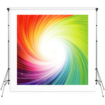 Rainbow Swirl Background Backdrops 12192673