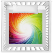Rainbow Swirl Background Nursery Decor 12192673
