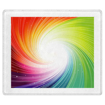 Rainbow Swirl Background Rugs 12192673