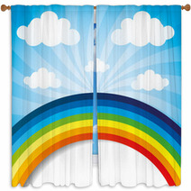 Rainbow. Window Curtains 61462216
