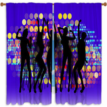 Rave Party Window Curtains 70010226