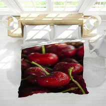 Raw Organic Red Cherries Bedding 65200311