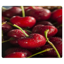 Raw Organic Red Cherries Rugs 65200311