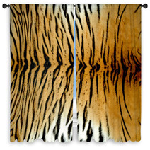 Real Tiger Skin Window Curtains 28397747