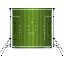Realistic Vector Football - Soccer Field Backdrops 55755436