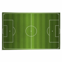 Realistic Vector Football - Soccer Field Rugs 55755436