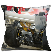 Rear Wheels And Engine A Race Car Pillows 39716067
