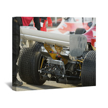Rear Wheels And Engine A Race Car Wall Art 39716067