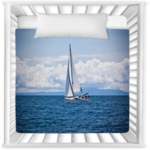 Recreational Yacht At Adriatic Sea Nursery Decor 65765745