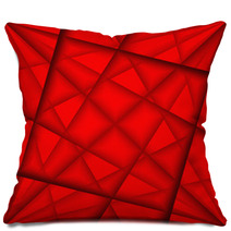 Red Abstract Background Pillows 60626237