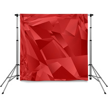 Red Abstract Irregular Rectangle Pattern Background Backdrops 63865626