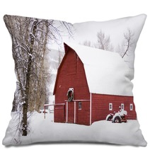 Red Barn Pillows 49239091