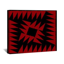 Red Black Angle Aggressive Colorful Strong Abstract Background Seamless Pattern Vector Geometric Design Wall Art 127795116