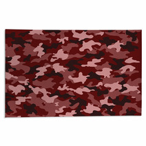 Red Camouflage Rugs 60295188