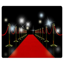 Red Carpet At Night Rugs 21482184