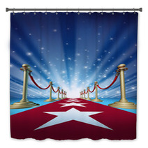 Red Carpet To Movie Stars Bath Decor 40014226