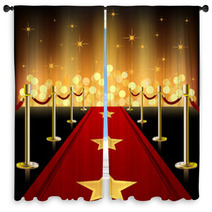Red Carpet Window Curtains 26091876
