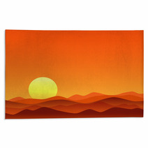 Red Desert Bright Sunrise Rugs 67464516