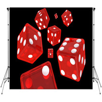 Red Dice Backdrops 59849626
