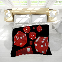 Red Dice Bedding 59849626