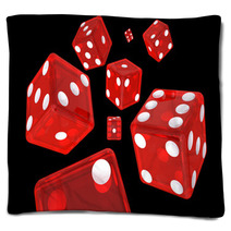 Red Dice Blankets 59849626