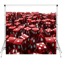 Red Dice Pile Backdrops 50423938