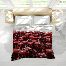 Red Dice Pile Bedding 50423938