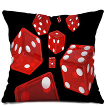 Red Dice Pillows 59849626