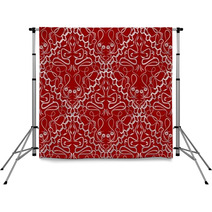 Red Fabric With An Light Old-style Brocade Pattern Backdrops 71698449