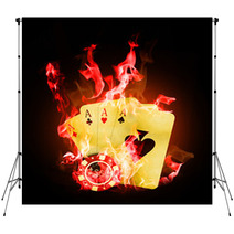 Red Fire Backdrops 13136974