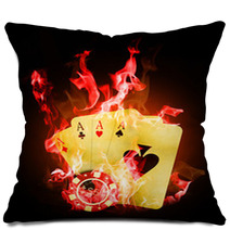 Red Fire Pillows 13136974