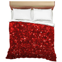 Red Glitter Background Bedding 59387243