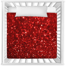 Red Glitter Background Nursery Decor 59387243