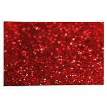 Red Glitter Background Rugs 59387243