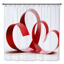 Red Heart Ribbons Bath Decor 59174878