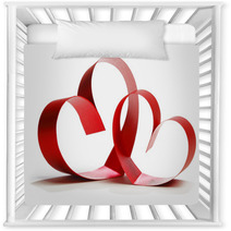 Red Heart Ribbons Nursery Decor 59174878