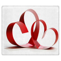 Red Heart Ribbons Rugs 59174878