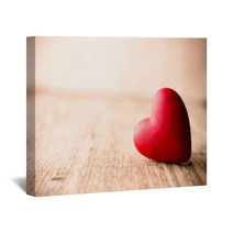 Red Heart. Wall Art 60214820