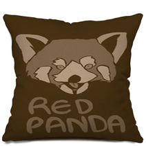 Red Panda Vintage Icon Pillows 92577835