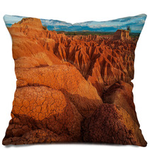 Red Rock Formations Of Tatacoa Pillows 45916626